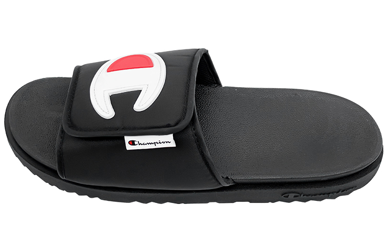 Buy Sandalias Champion Campus '1919 Big C Logo Velcro Negro' U2BFASM02U1