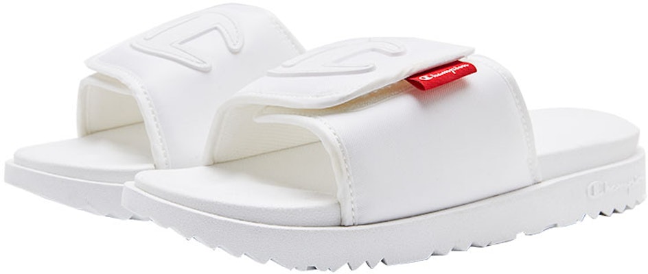 Champion Campus Slide '1919 Big C Logo Velcro White' U2BFASM02A1 Lookbook Champion Campus Slide '1919 Big C Logo Velcro White' U2BFASM02A1