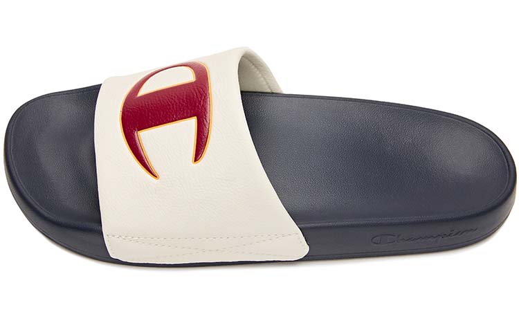 Champion Campus Slide 'Large C-Logo Blue White' U3AFASU01M8