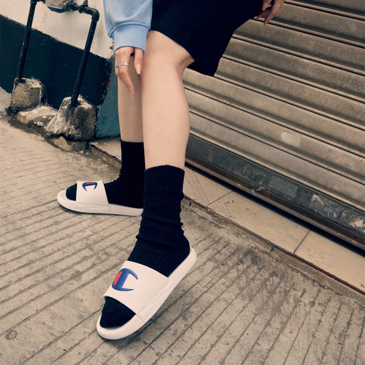 Purchase Champion Campus Slide 'White' U2BFASU08A1