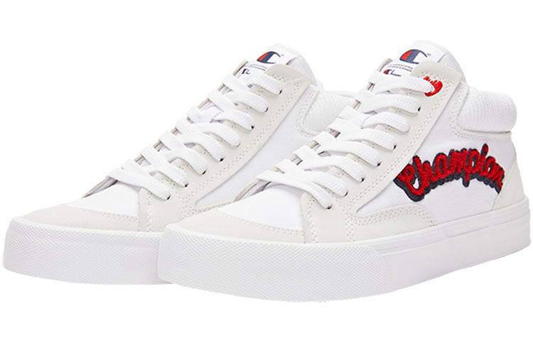 Lookbook Champion Campus Star Pop High 1.0 'Blanco Versátil Rojo' U3AFCKM05A1