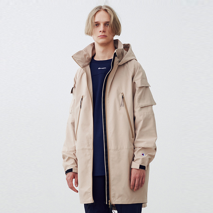 Lookbook Champion Capsule Collection Zip-Up Jacket Japanese Edition Khaki C3-R610-C782