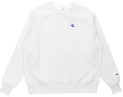 Champion Casual Pullover Crewneck Sweatshirt Unisex White (US Version) GF70-Y06145-1 Champion Casual Pullover Crewneck Sweatshirt Unisex White (US Version) GF70-Y06145-1