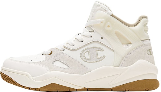 Champion 復古運動系列 Champ Hoop 中幫休閒復古籃球鞋 男款 白黃 Buy Champion 復古運動系列 Champ Hoop 中幫休閒復古籃球鞋 男款 白黃