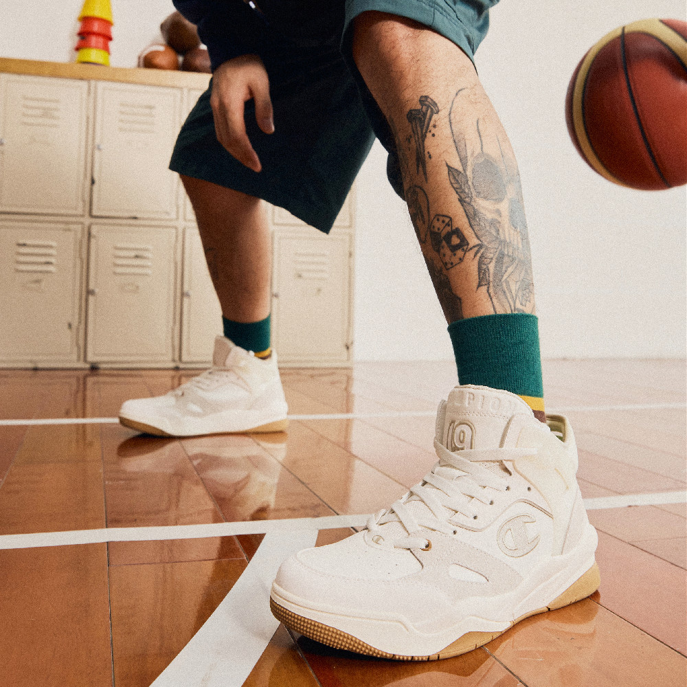 Sizing Champion Champ Hoop Mid ''Retro Sport Bianco Giallo'' U2CFCBM02D1