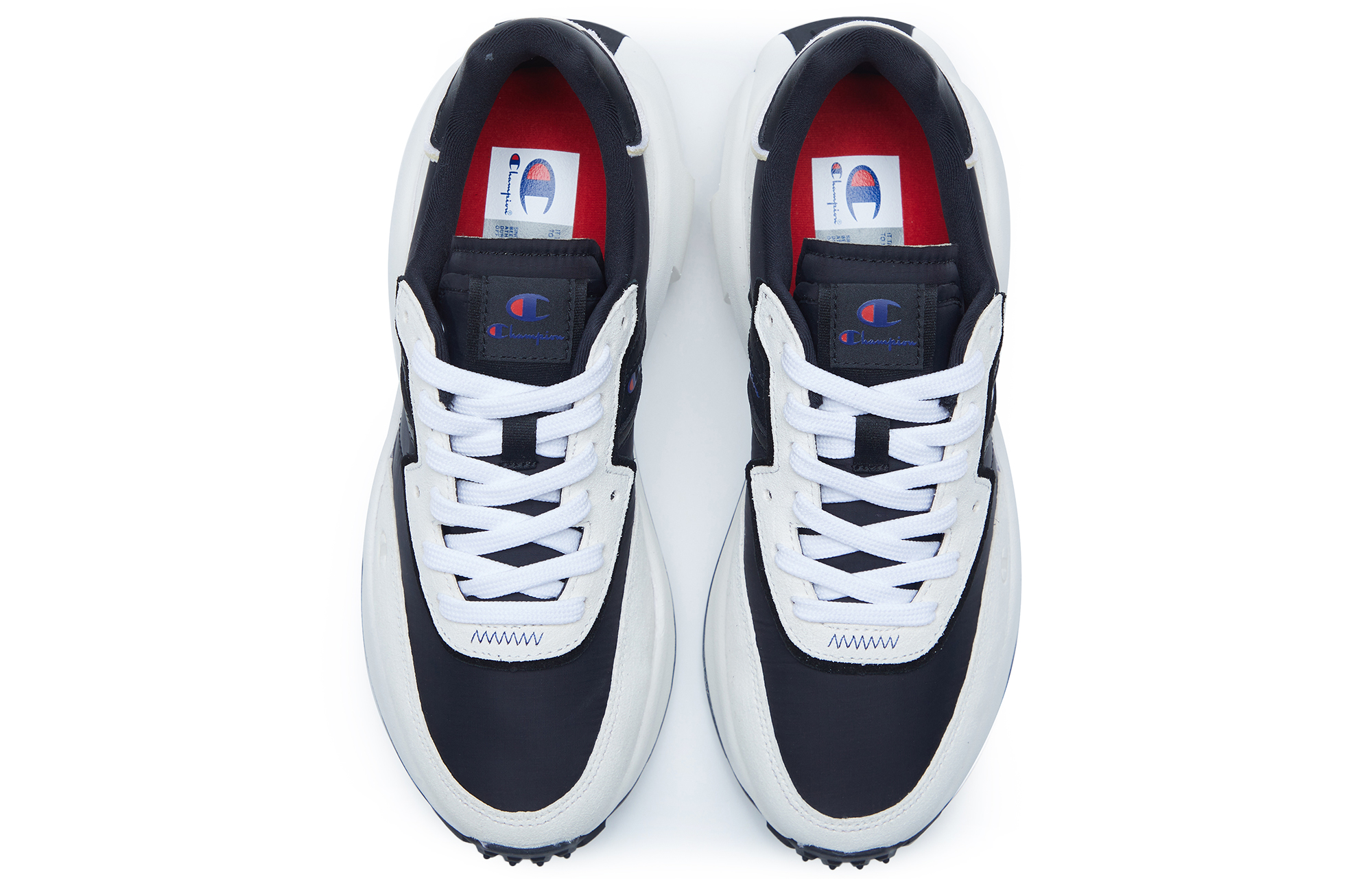 Lookbook Champion Champ OG Retro Sports ''Logo Classico Nero e Bianco'' U1DFCCM01U2