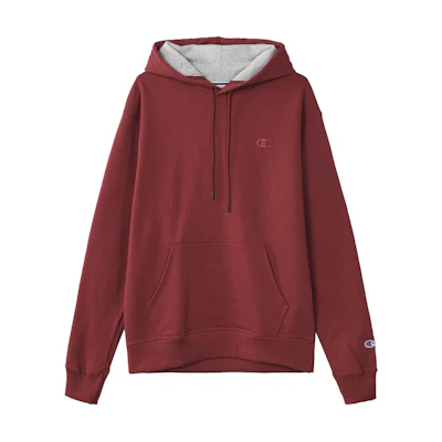 Champion Cherry Red Embroidered Logo Hoodie Unisex Couple Style (US Version) S0889-407D55-WUF