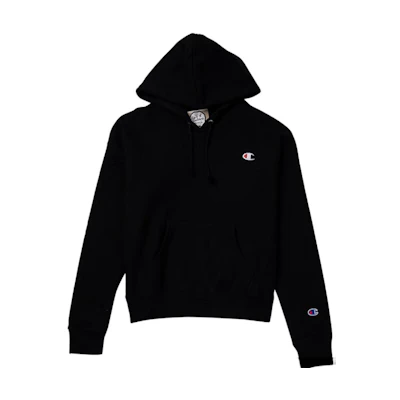 Champion Classic C Logo Hoodie Black Unisex Pullover US Version GF757-Y06145-003
