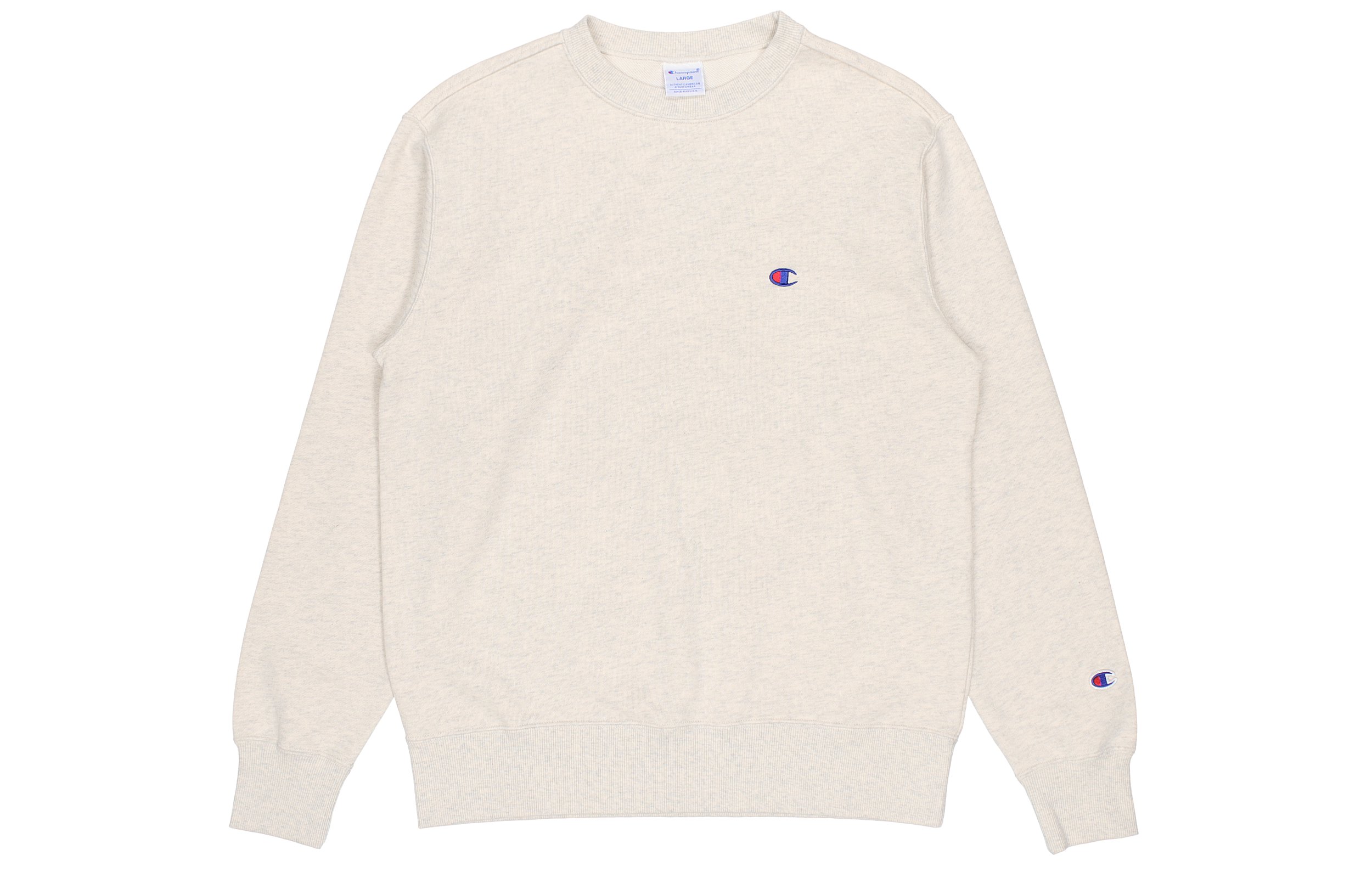 Champion Classic Dual Logo Crewneck Sweatshirt Japan Edition Unisex Off-White C3-Q001-810