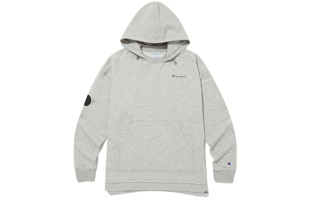 Champion Classic Gray Pullover Hoodie with Fleece Lining CKTS3F809G2
