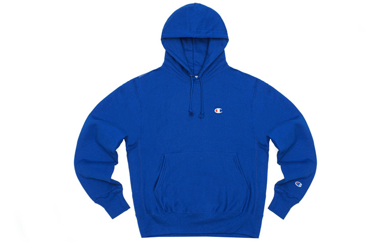 Champion Classic Small C Fleece Hoodie Deep Blue (US Version) UM-RSW01-C429