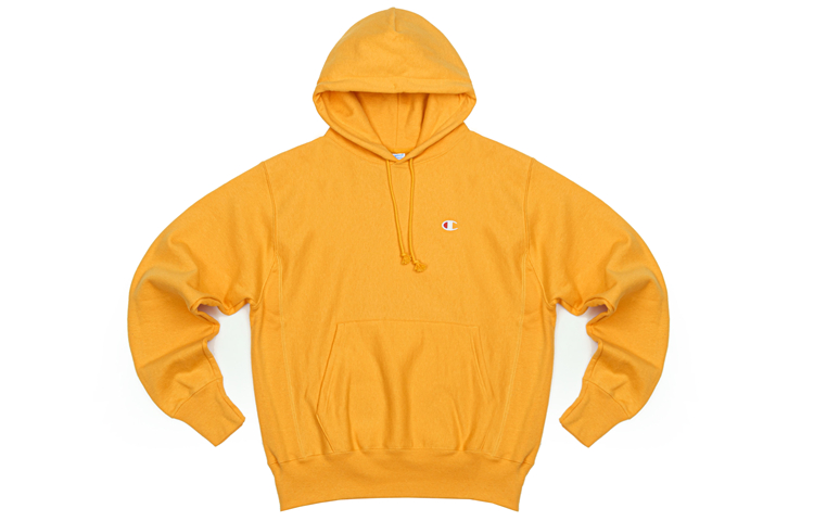 Champion Classic Small C Logo Pullover Hoodie Fleece Gold Unisex (US Version) UM-RSW01-C716