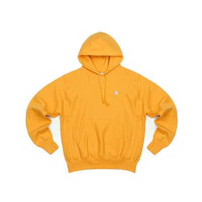Champion Classic Small C Logo Pullover Hoodie Fleece Gold Unisex (US Version) UM-RSW01-C716
