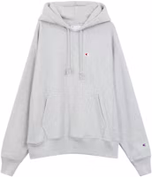 Champion Classic Small C Pullover Hoodie Fleece Unisex Light Grey UM-RSW01-C021 Champion Classic Small C Pullover Hoodie Fleece Unisex Light Grey UM-RSW01-C021