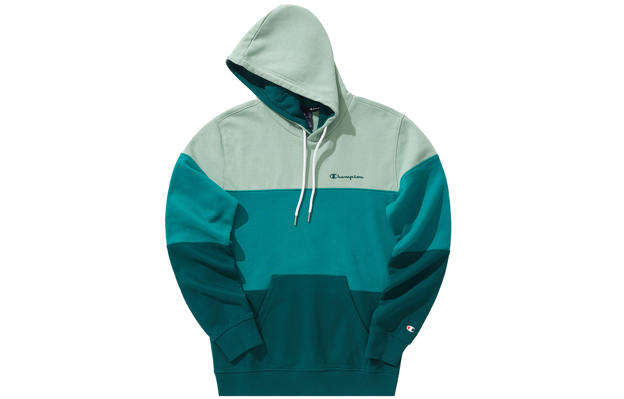 Champion Classic Small Logo Colorblock Fleece Sweatshirt Unisex EM-USW24