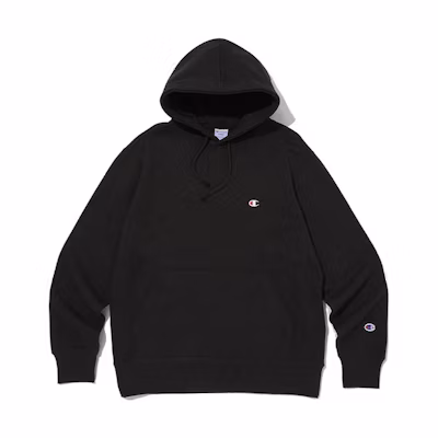 Champion Classic Solid Color Pullover Hoodie Black () CKTS3F501BK