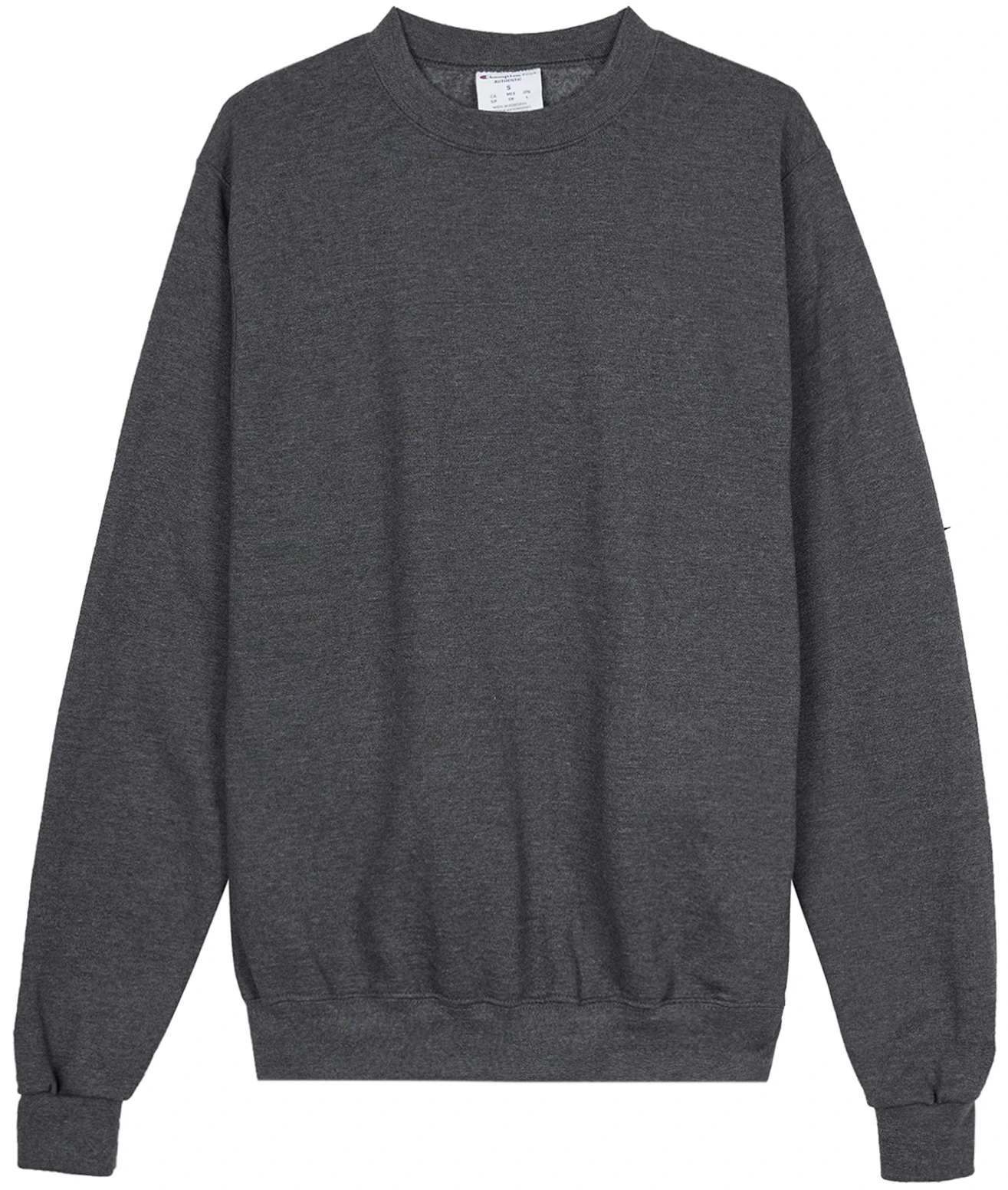 champion-crewneck-pullover-fleece-sweatshirt-unisex-couple-style-dark-gray-s600-hl