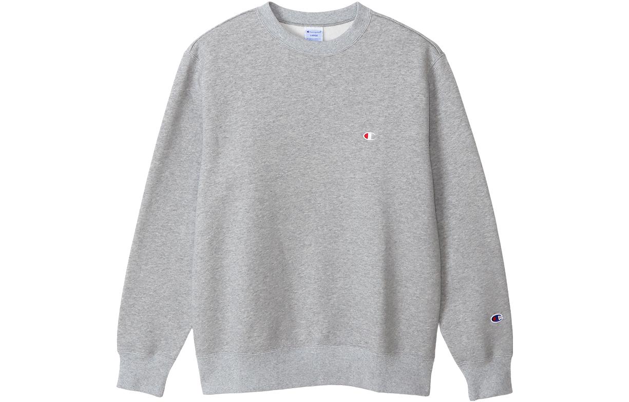Champion Crewneck Pullover Sweatshirt with Logo Print C3-W005