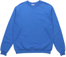 Champion Cuff Logo Crewneck Sweatshirt Blue Unisex Casual USA Edition S600-RB Champion Cuff Logo Crewneck Sweatshirt Blue Unisex Casual USA Edition S600-RB