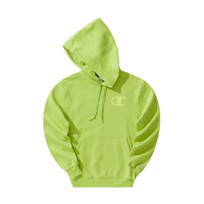 Champion Dopamine Hoodie Fluorescent Green Unisex Casual Couple Pullover UM-USW65