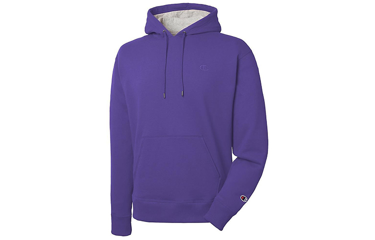 Champion Double Logo Fleece Pullover Sweatshirt Purple (Unisex, US Version) S0889-407D55-037
