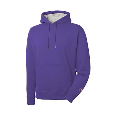Champion Double Logo Fleece Pullover Sweatshirt Purple (Unisex, US Version) S0889-407D55-037