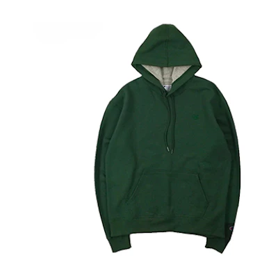 Champion Double Logo Hoodie Fleece Unisex Couple Style - Dark Green (US Version) S0889-407D55-014