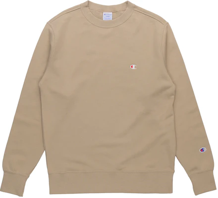 Champion 雙標誌印花日本版男女米色套頭衫 C3-Q001-780 Buy Champion 雙標誌印花日本版男女米色套頭衫 C3-Q001-780