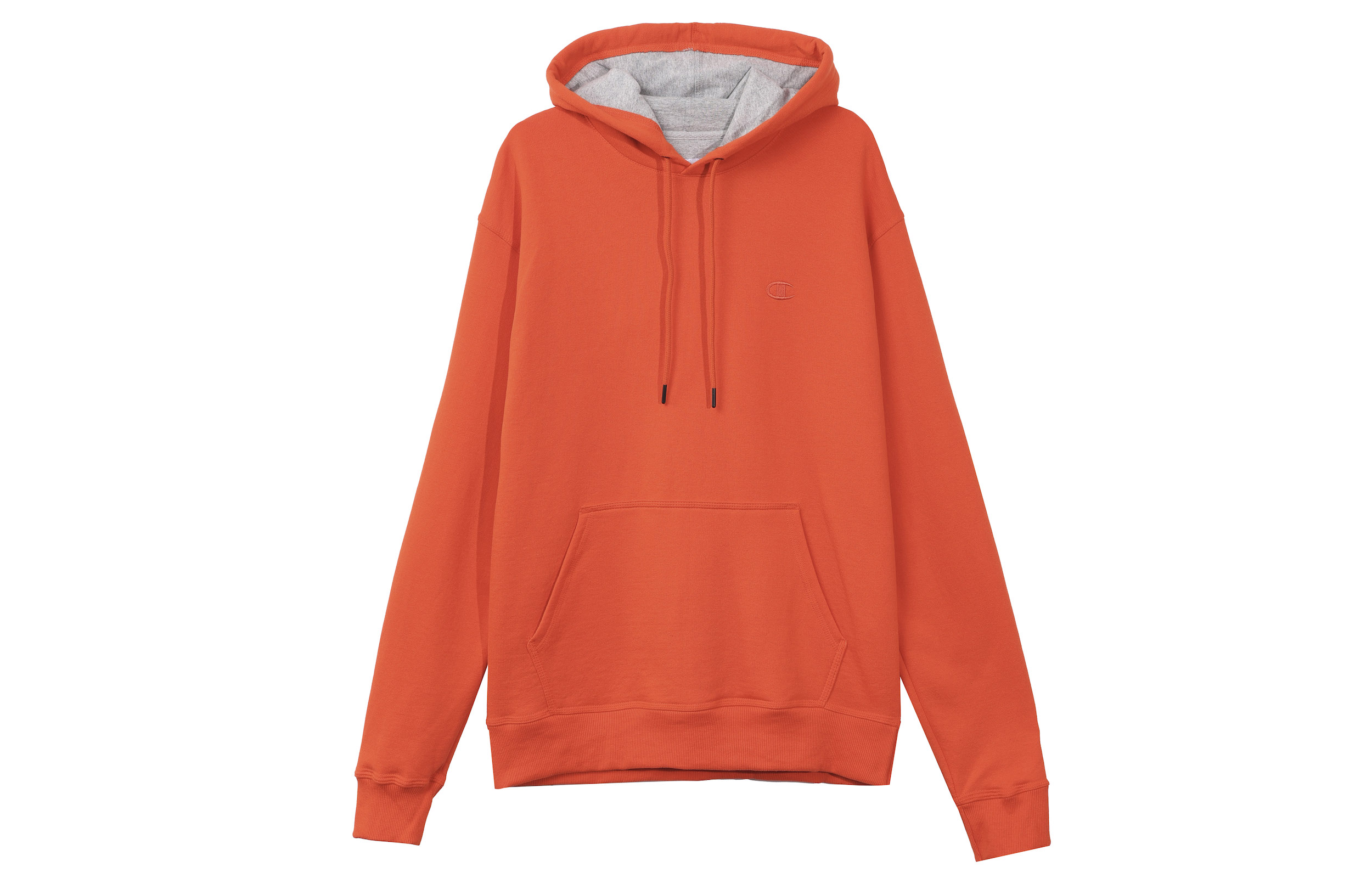Champion Dual Logo Fleece Pullover Hoodie Orange Unisex (US Winter Edition) S0889-407D55-033
