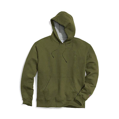 Champion Dual Logo Fleece Sweatshirt Army Green Unisex (US Version) S0889-407D55-UGA