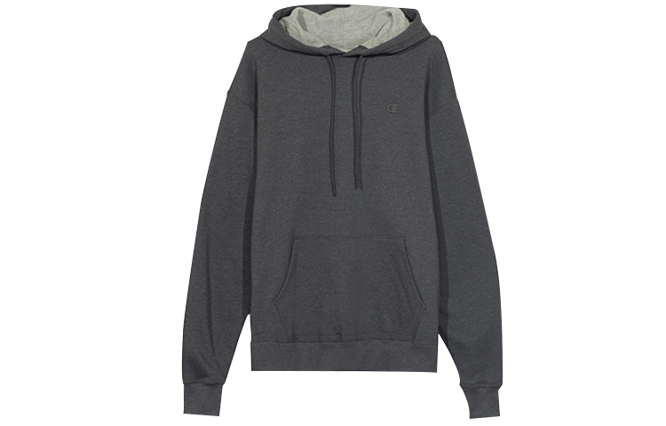 Champion Dual Logo Pullover Hoodie Fleece Unisex Dark Gray (US Version) S0889-11