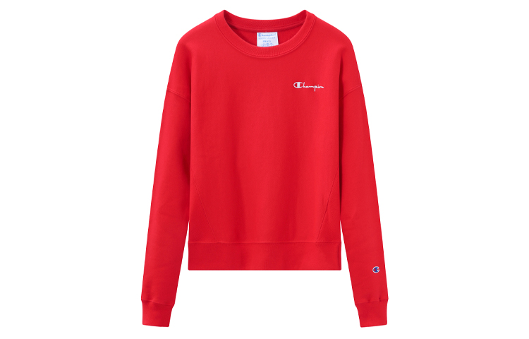 Champion Dual Logo Script Hoodie Red (Unisex, US Version) GF750-Y08008-040