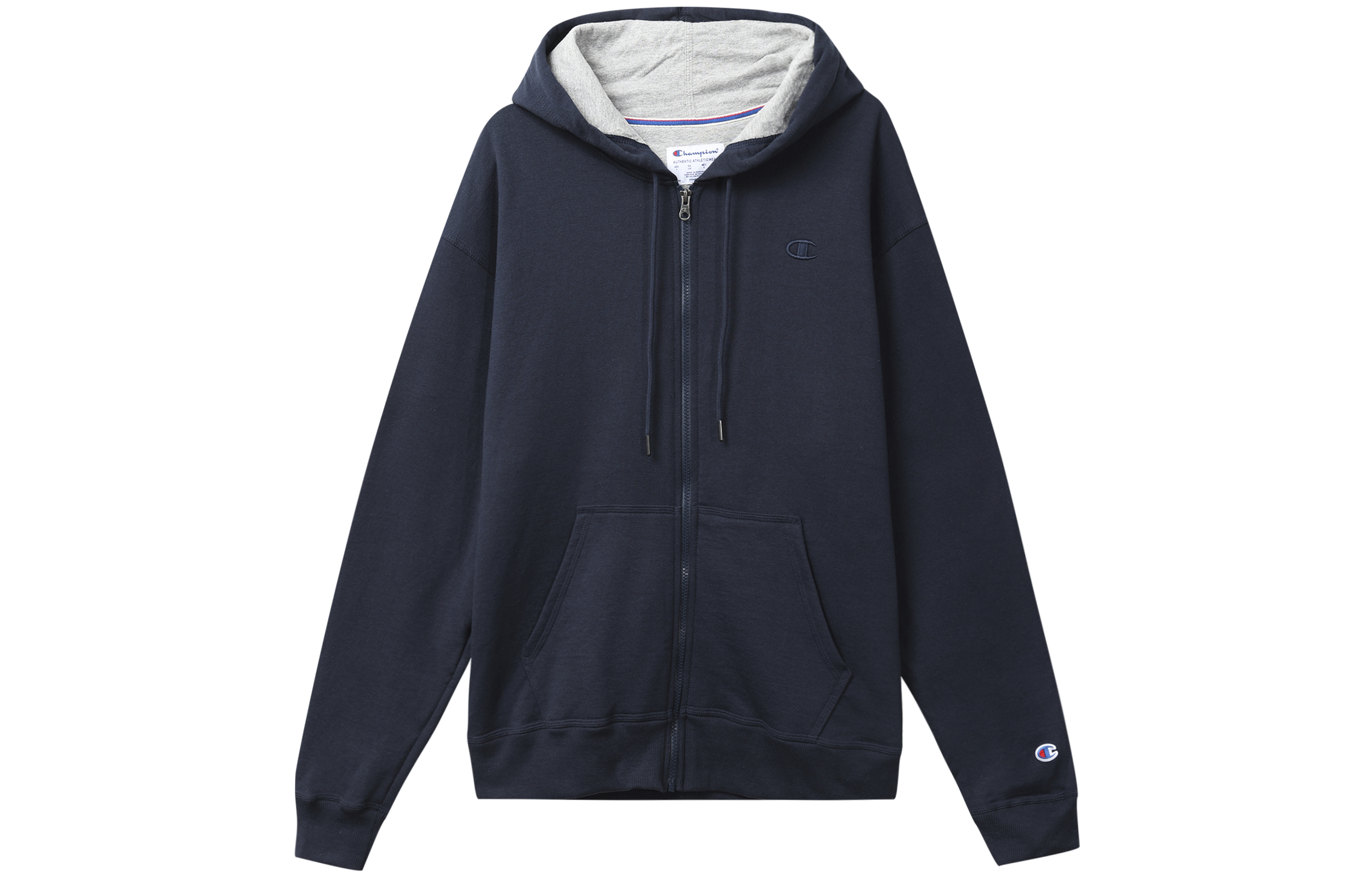 Champion Dual Logo Zip-Up Fleece Hoodie Unisex S0891-407D55-031