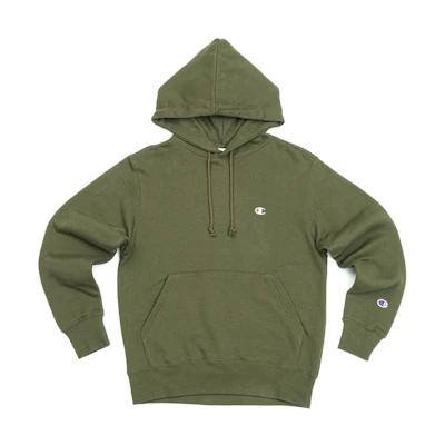 Champion Embroidered 'C' Logo Hoodie Loose Fit Unisex - Dark Green (Japan Exclusive) C3-Q101-M804