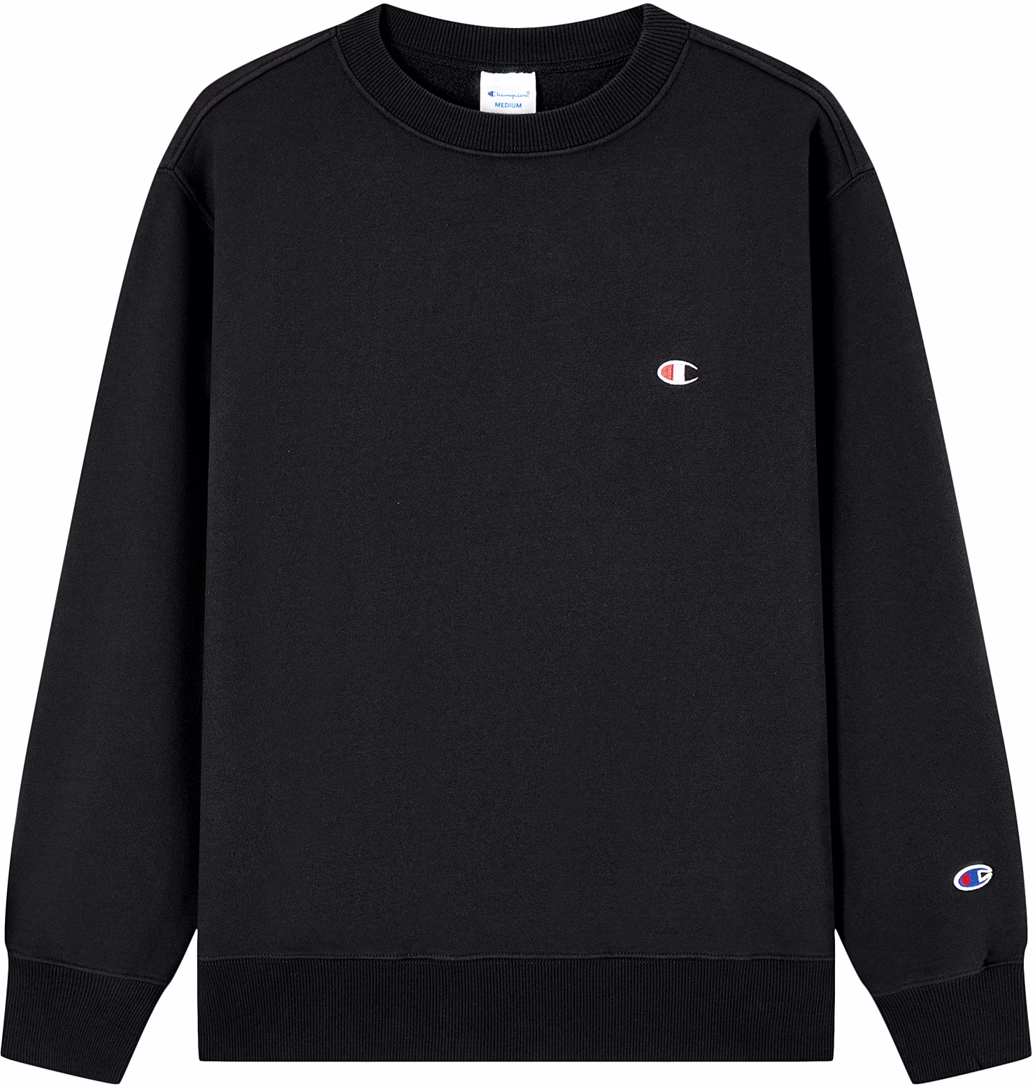 champion-embroidered-crewneck-sweatshirt-japan-edition-unisex-black-c3-c019-black