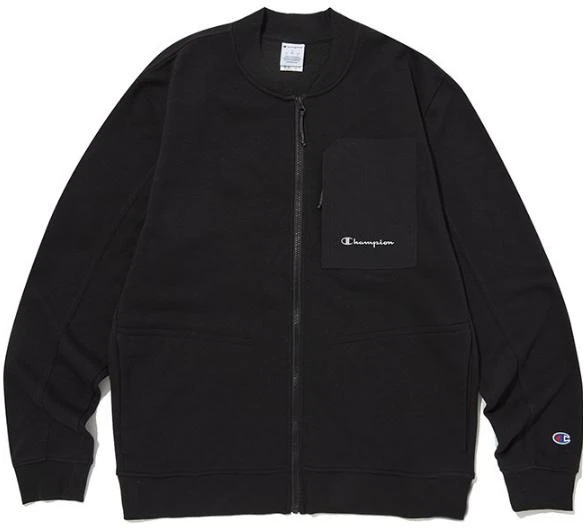 champion-embroidered-logo-black-varsity-jacket-for-men-ckja-3-f009-bk