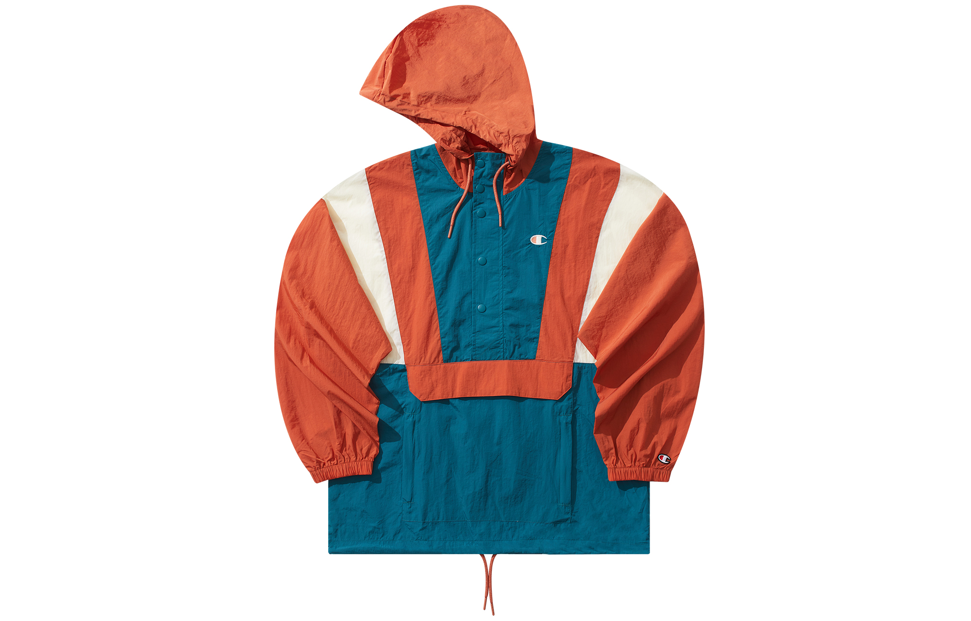 Champion Embroidered Logo Color-Block Hoodie Jacket Unisex Multicolor UM-UOT14-M090