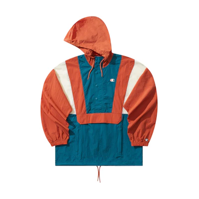 Champion Embroidered Logo Color-Block Hoodie Jacket Unisex Multicolor UM-UOT14-M090
