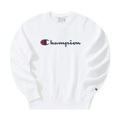 Champion Embroidered Logo Fleece Sweatshirt Unisex Casual Wear EM-USW08