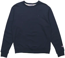 Champion Embroidered Logo Pullover Sweatshirt Navy Unisex US Edition S0888-407D55-031 Champion Embroidered Logo Pullover Sweatshirt Navy Unisex US Edition S0888-407D55-031