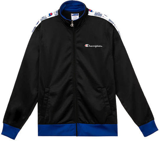 champion-embroidered-logo-track-jacket-unisex-black-us-version-um-rja-02-c002