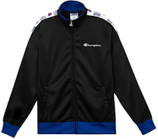 Champion Embroidered Logo Track Jacket Unisex Black (US Version) UM-RJA02-C002 Champion Embroidered Logo Track Jacket Unisex Black (US Version) UM-RJA02-C002