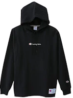 Champion Embroidered Logo Unisex Black Pullover Sweatshirt Long Sleeve C3-M414-D-C090 Champion Embroidered Logo Unisex Black Pullover Sweatshirt Long Sleeve C3-M414-D-C090