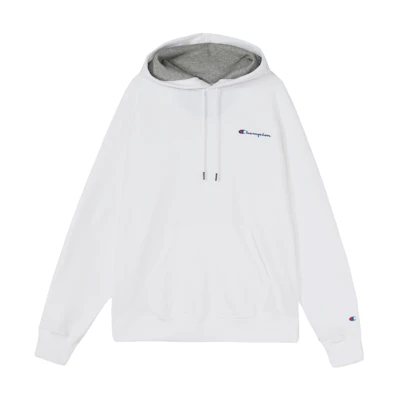 Champion Embroidered Pullover Sweatshirt Unisex White - Classic Fit GF89H-Y08160-WHC