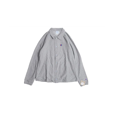 Champion Embroidered Small C Logo Unisex Coach Jacket - Gray V0017-806