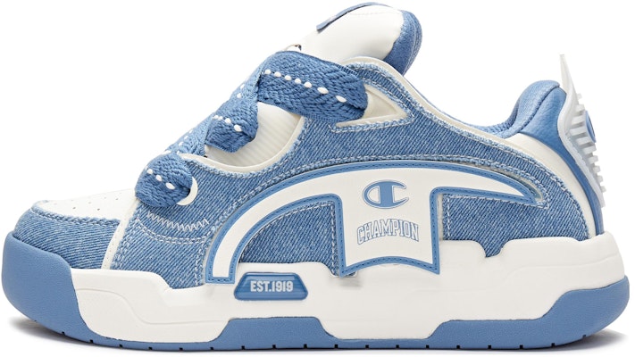 Champion Essentials 'Force Blue Milk White Velcro Fun Low-Top Sneakers' U3CFCTM16M1 Buy Champion Essentials 'Force Blue Milk White Velcro Fun Low-Top Sneakers' U3CFCTM16M1