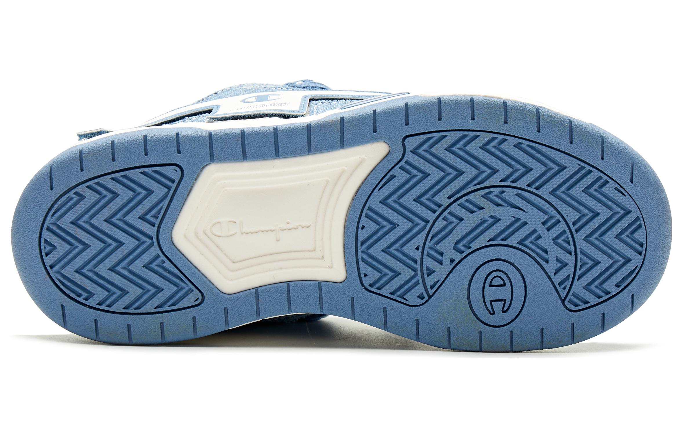 Champion Essentials 'Force Blue Milk White Velcro Fun Low-Top Sneakers' 圖 5