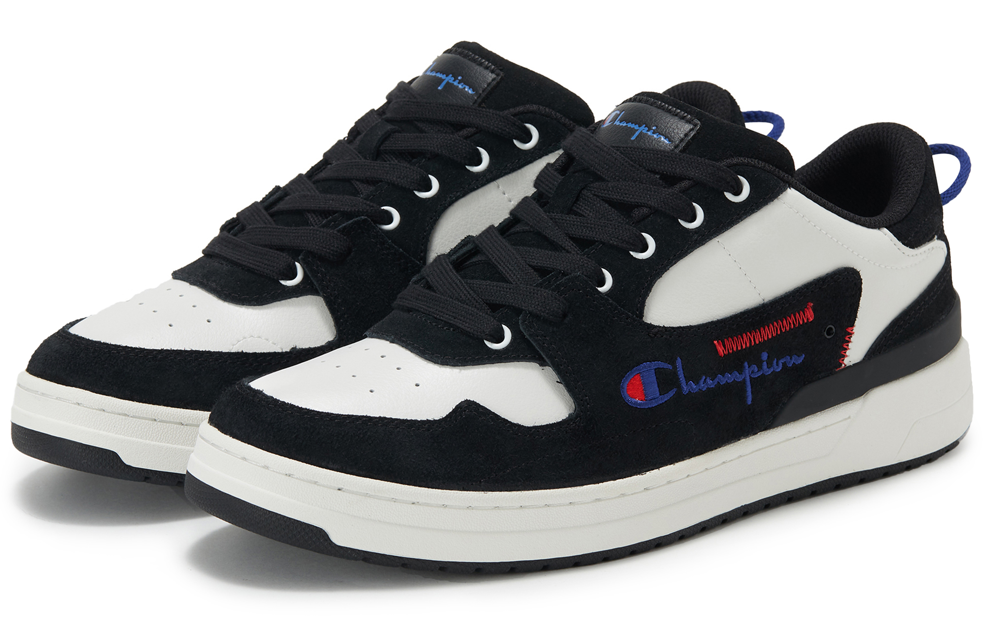 Order Champion Essentials Hitam dan Putih 'Trend Blocking Low' U1DFCTM02U1