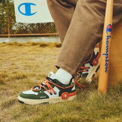 Champion Essentials Bumper V1 'Green Orange' U3AFCTM11N8 Sizing Champion Essentials Bumper V1 'Green Orange' U3AFCTM11N8