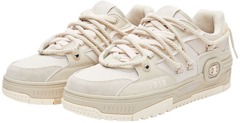 Champion Essentials Bumper V1 Low 'Oatmeal Eggnog' U3AFCTM11F1 Lookbook Champion Essentials Bumper V1 Low 'Oatmeal Eggnog' U3AFCTM11F1